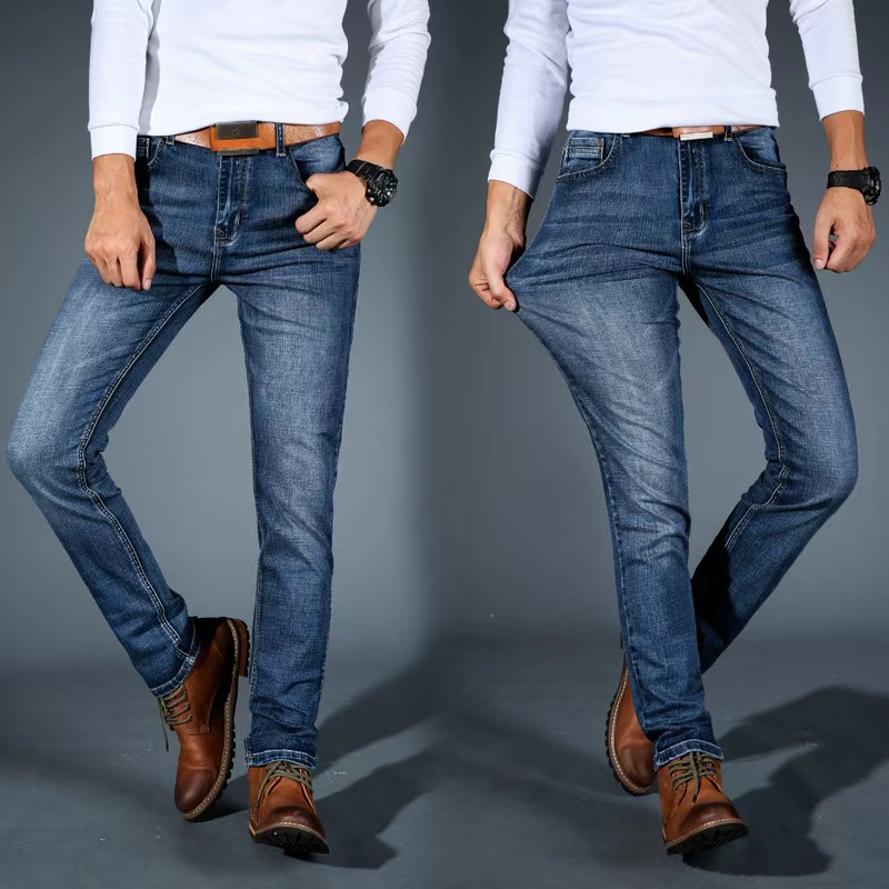 Men'S Fashion Jeans 2025 - جينز رجالي مستقيم أنيق 2025 جديد،