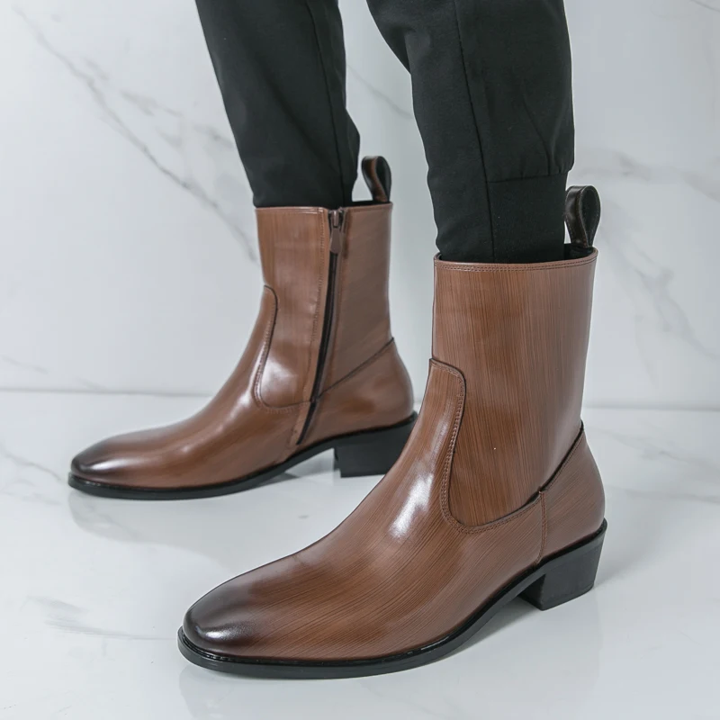 Men'S Fashion Online - الكلاسيكية مريح حذاء من الجلد بوتاس