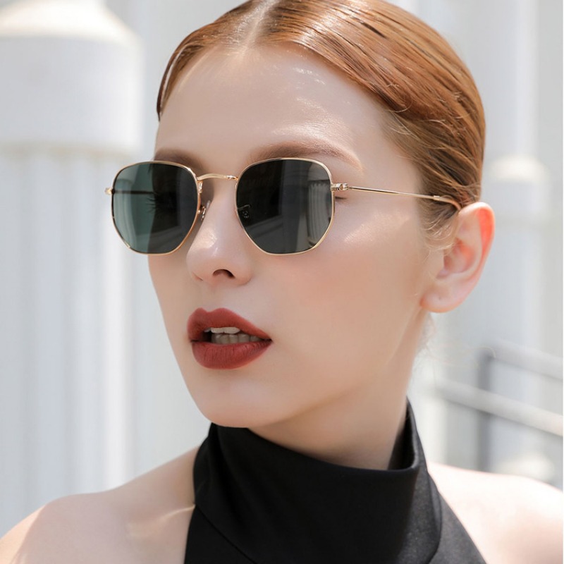 Men'S Fashion Glasses - نظارات شمسية دائرية بأسلوب البانك للرجال،