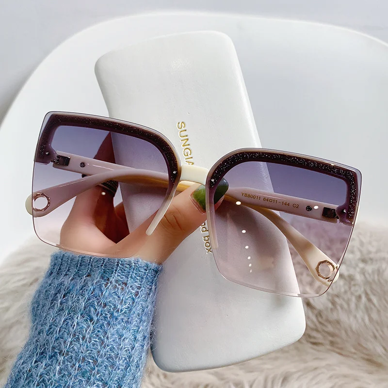 Men'S Fashion Glasses - نظارات شمسية كبيرة الحجم للرجال والنساء،