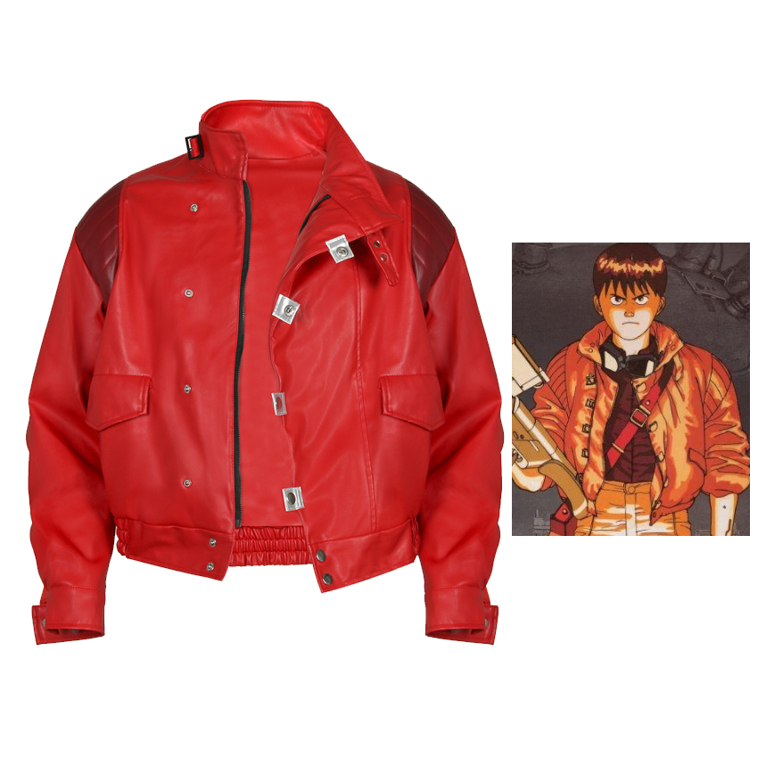 Bomber Jacket Men - أكيرا كانيدا سترة تأثيري معطف الرجال
