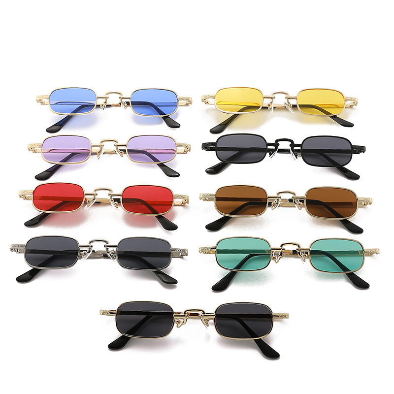 Men'S Fashion Glasses - نظارات شمسية جديدة بإطار صغير مربع