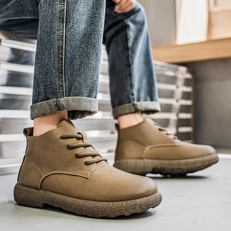 Men'S Fashion Online - أحذية الكاحل للرجال أحذية بنية قصيرة