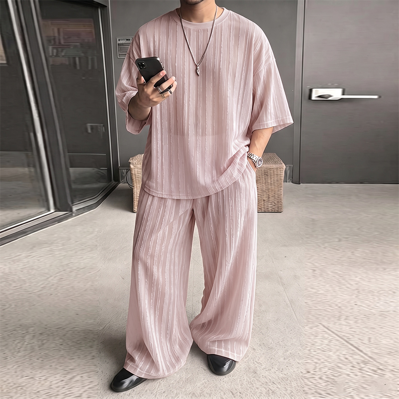 Men'S Fashion Course - طقم رجالي من INCERUN مكون من