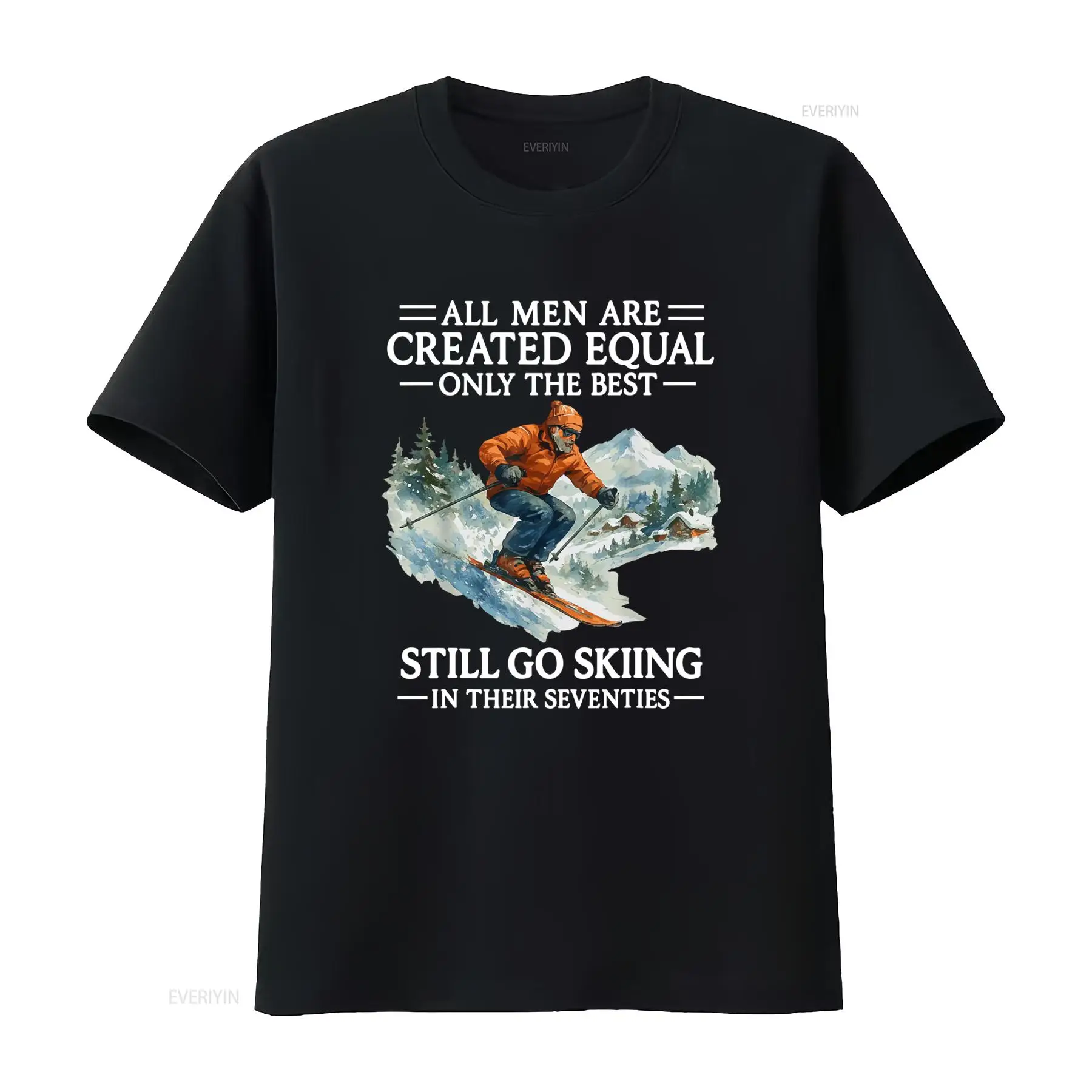 Men'S Fashion For 70 Year Old - تي شيرت 70Th Birthday Skier S