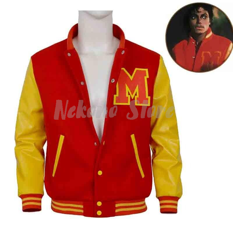 Bomber Jacket Men - جاكيت مايكل جاكسون الكلاسيكي بتصميم ريترو