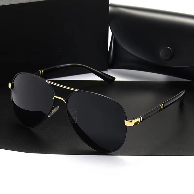Men'S Fashion Glasses - نظارات شمسية رجالية فاخرة بإطار معدني