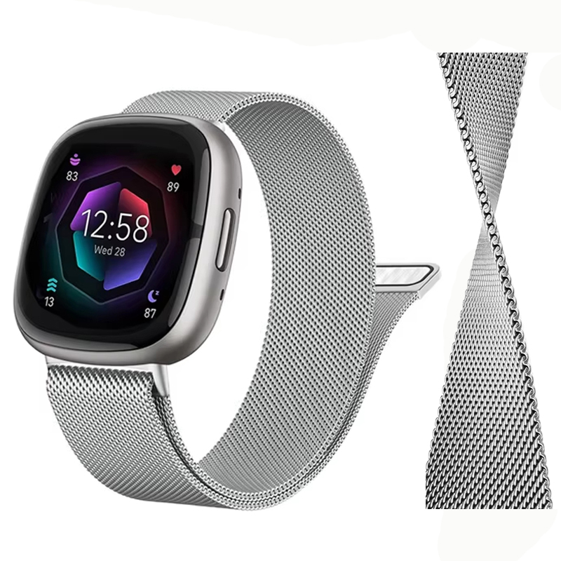 Milan Men'S Fashion - حزام حلقة ميلانو لـ Fitbit فيرسا