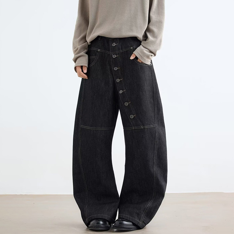 LUZHEN 2025 جديد وأصلي بأزرار  - مراجعة Men'S Fashion Jeans 2025 وسعره