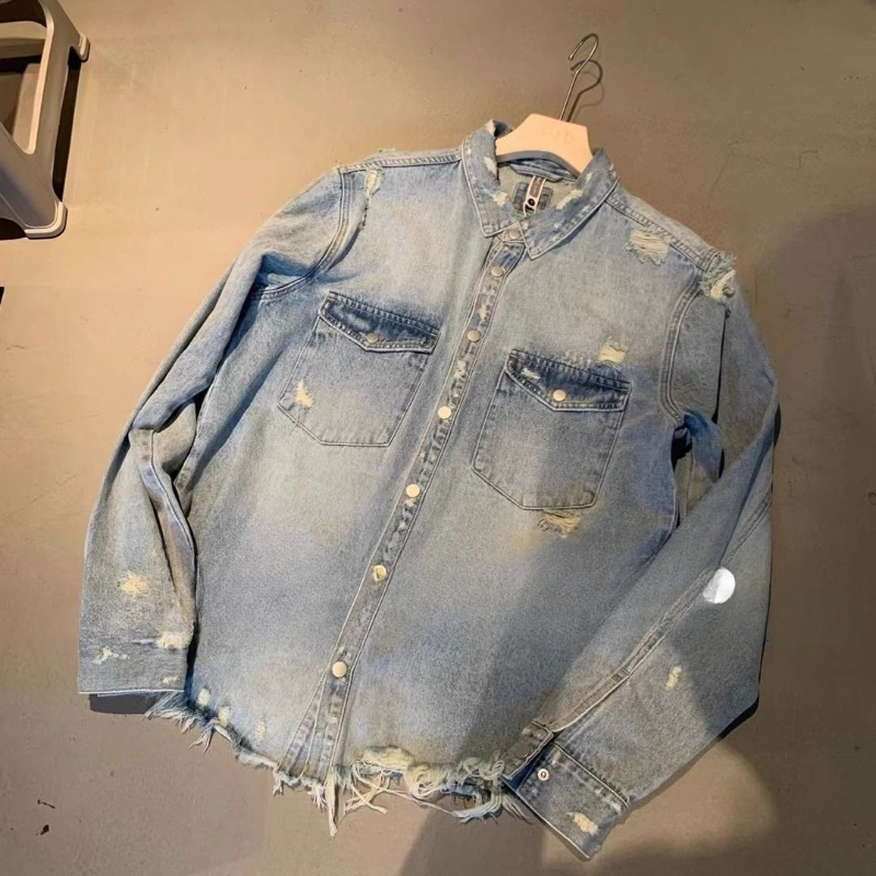 جاكيت دينيم بحواف خام للرجال و - مراجعة Denim Jacket Vintage وسعره