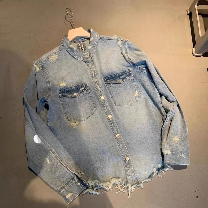 جاكيت دينيم بحواف خام للرجال و - مراجعة Denim Jacket Vintage وسعره
