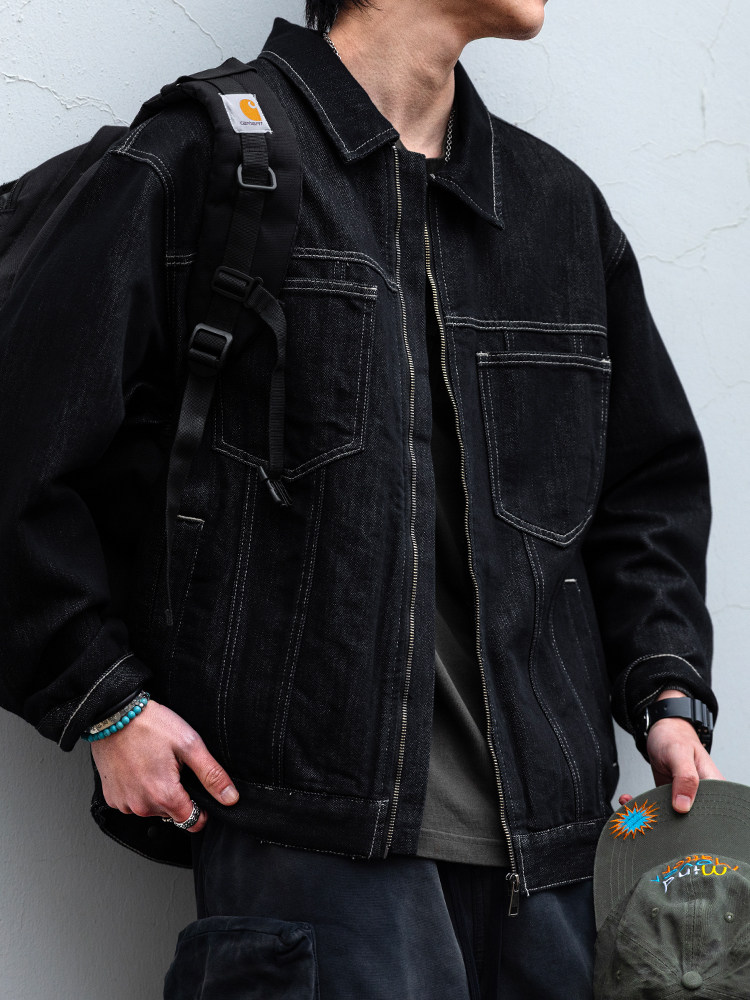 جاكيت دينيم أمريكي عتيق للرجال - مراجعة Denim Jacket Vintage وسعره