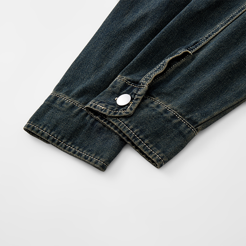 جاكيت دينيم رجالي متين مغسول ب - مراجعة Denim Jacket Vintage وسعره