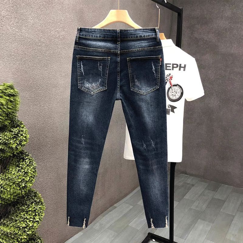 جينز مقصوص للرجال بنطلون ممزق  - مراجعة Men'S Fashion Jeans 2025 وسعره