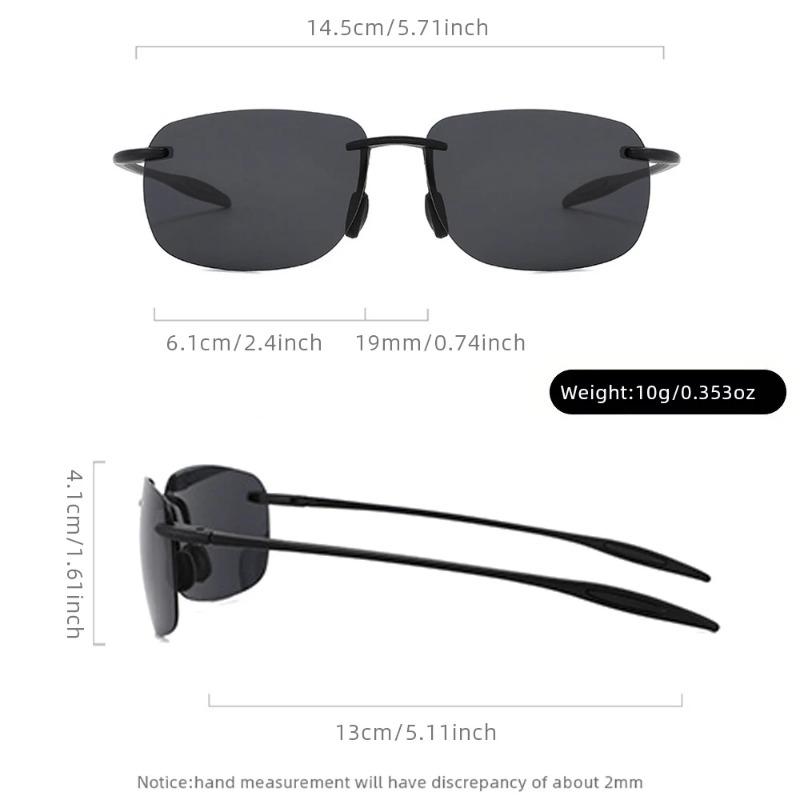 نظارات شمسية جديدة من نوع TR90 - مراجعة Men'S Fashion Glasses وسعره