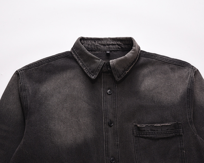 جاكيت جينز رجالي ممزق بتصميم ع - مراجعة Denim Jacket Vintage وسعره