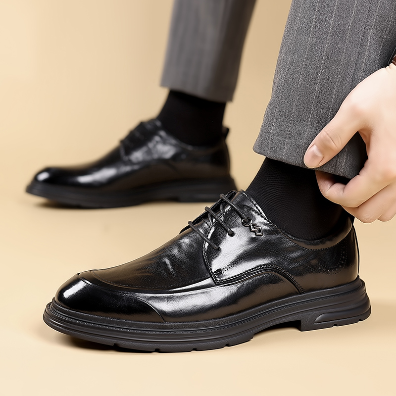 أحذية أكسفورد جلدية كلاسيكية ل - مراجعة Oxford Shoes Brogue وسعره
