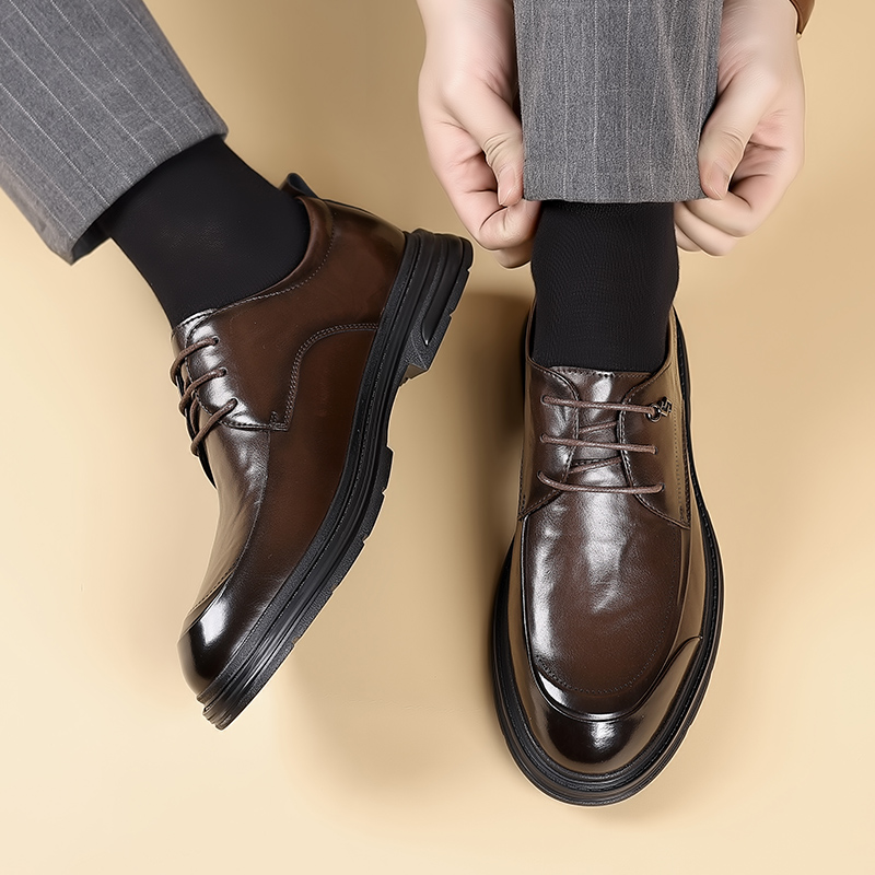 أحذية أكسفورد جلدية كلاسيكية ل - مراجعة Oxford Shoes Brogue وسعره