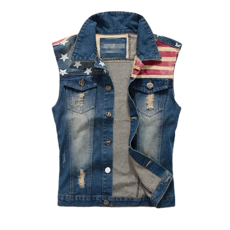 الرجال سليم الدينيم سترات الصد - مراجعة Men'S Fashion Vest With Jeans وسعره