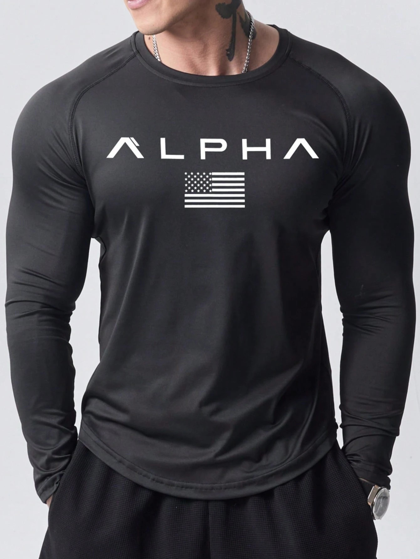 تي شيرت رجالي جديد بأكمام طويل - مراجعة Mens Fashion Streetwear وسعره