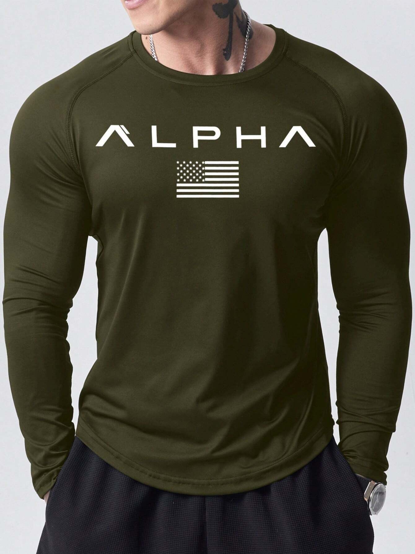 تي شيرت رجالي جديد بأكمام طويل - مراجعة Mens Fashion Streetwear وسعره