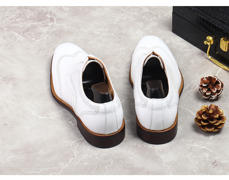 حذاء بروغ رجالي مقاوم للاهتراء - مراجعة Oxford Shoes Brogue وسعره
