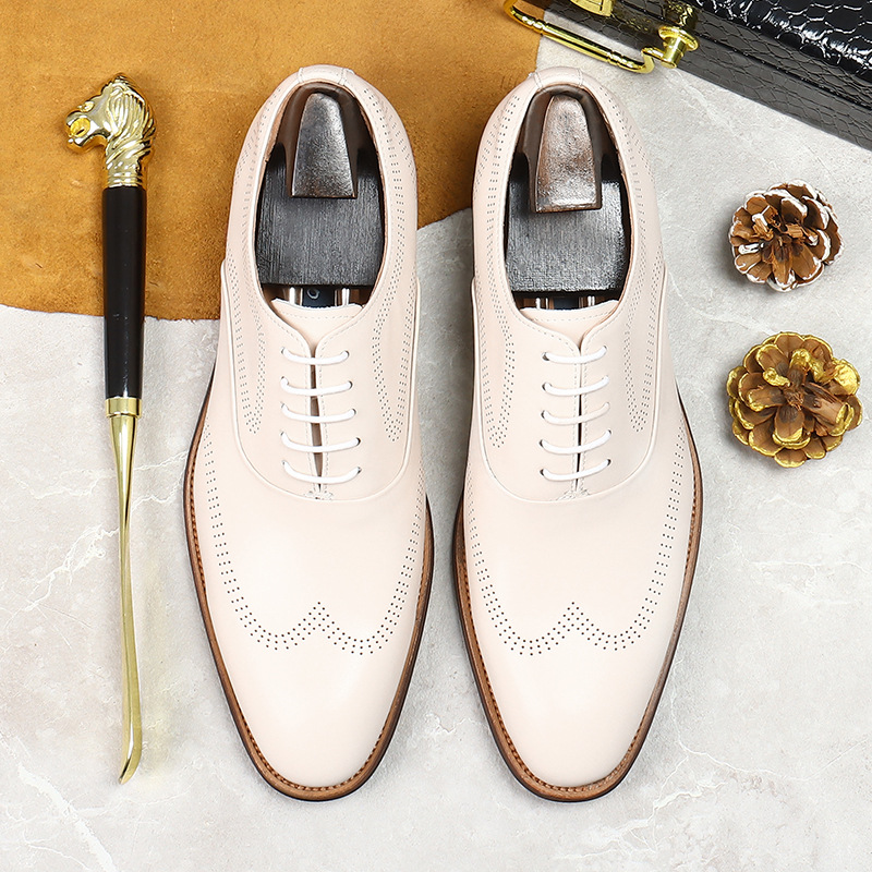 حذاء بروغ رجالي مقاوم للاهتراء - مراجعة Oxford Shoes Brogue وسعره