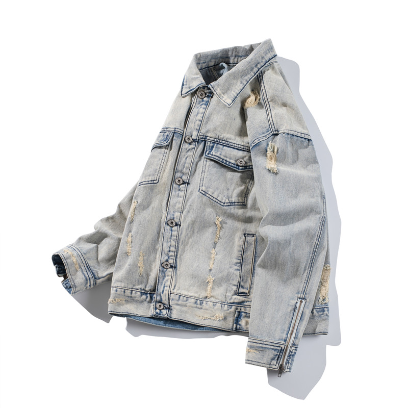 جديد مفجر ممزق الدينيم سترة ال - مراجعة Bomber Jacket Men وسعره