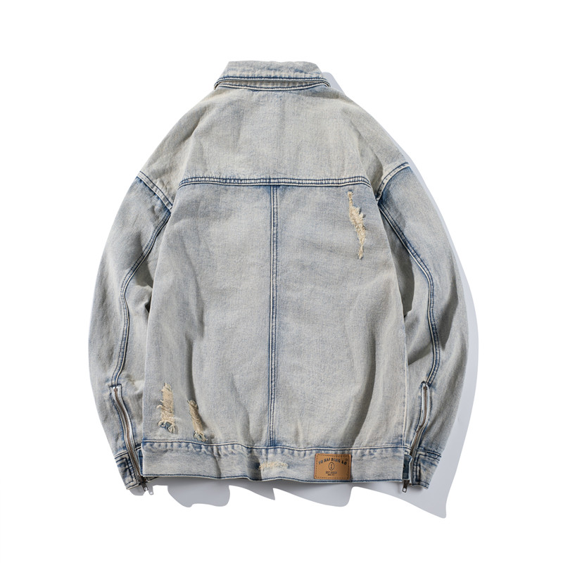 جديد مفجر ممزق الدينيم سترة ال - مراجعة Bomber Jacket Men وسعره