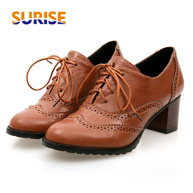 حذاء نسائي بريطاني أوكسفورد بك - مراجعة Oxford Shoes Brogue وسعره