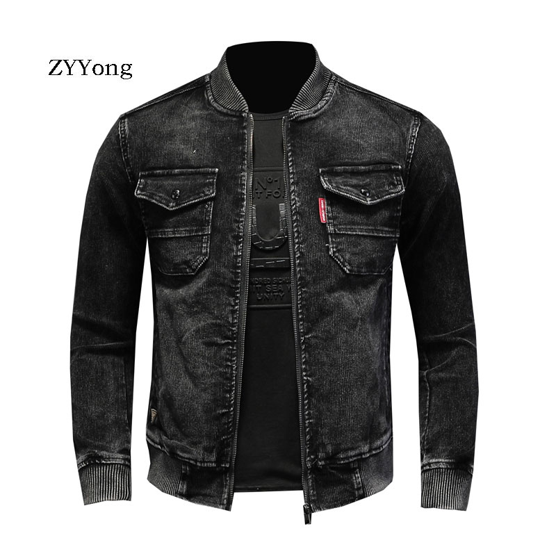 معطف رجالي بياقة واقفة ، سترة  - مراجعة Bomber Jacket Men وسعره