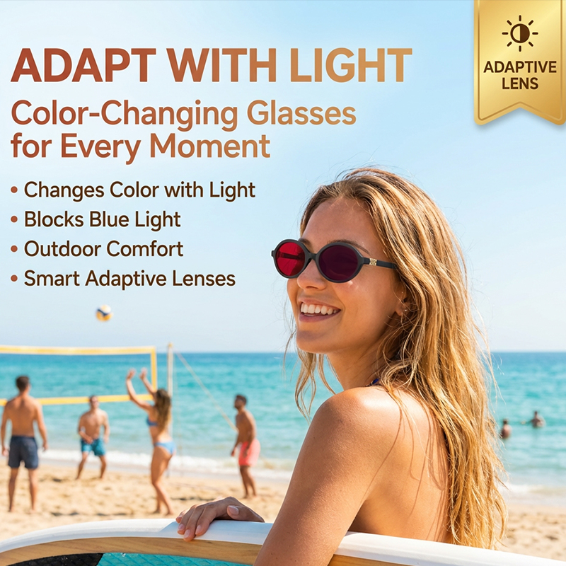نظارات مضادة للضوء الأزرق بعدس - مراجعة Men'S Fashion Glasses 2026 وسعره