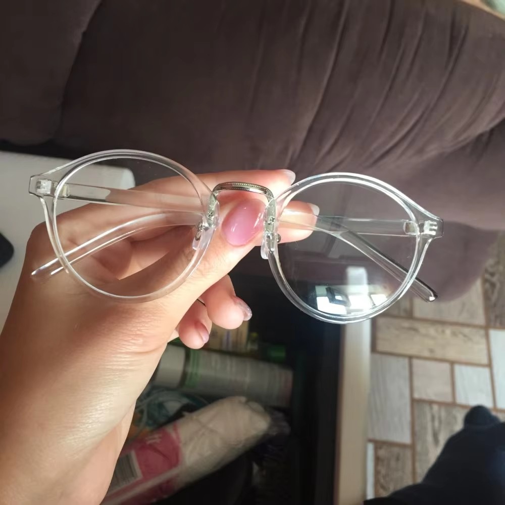 نظارات شفافة دائرية الشكل بإطا - مراجعة Men'S Fashion Glasses 2026 وسعره