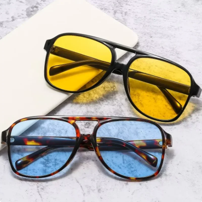 نظارات شمسية عصرية للجنسين، تو - مراجعة Men'S Fashion Glasses وسعره
