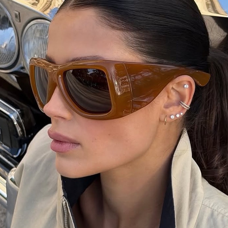 نظارات شمسية مربعة كبيرة الحجم - مراجعة Men'S Fashion Glasses وسعره