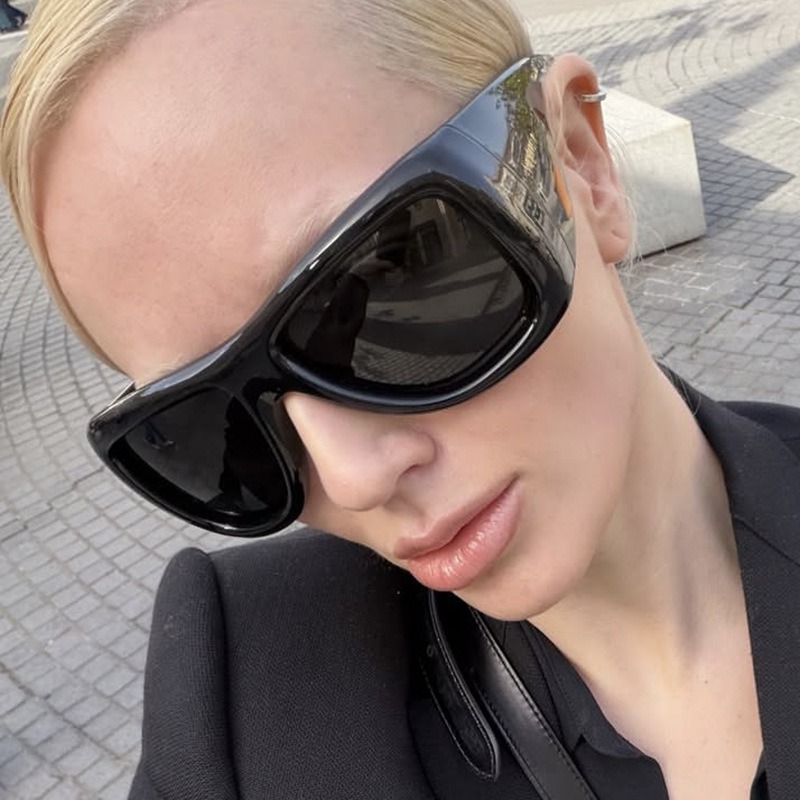 نظارات شمسية مربعة كبيرة الحجم - مراجعة Men'S Fashion Glasses وسعره