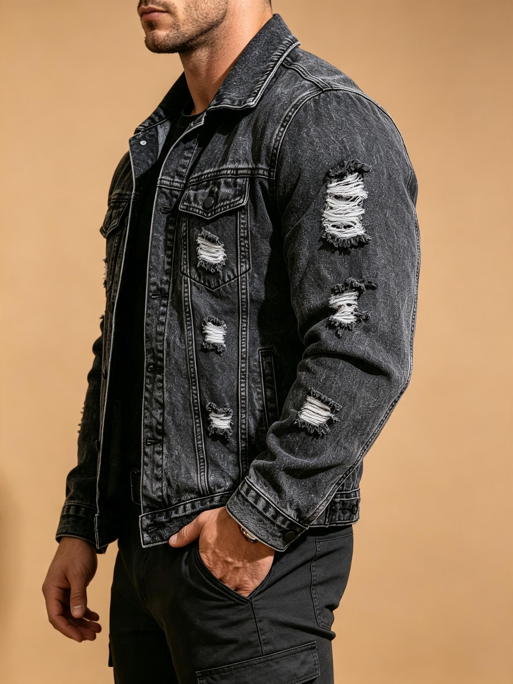 معطف دنيم كلاسيكي بتصميم Y2K ل - مراجعة Denim Jacket Vintage وسعره