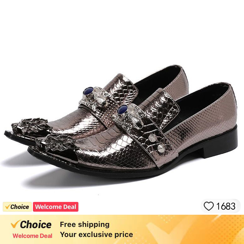 أحذية رجالية على الطراز الإيطا - مراجعة Oxford Shoes Brogue وسعره