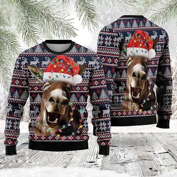 سترة رجالي بتصميم ثلاثي الأبعا - مراجعة Mens Xmas Fashion وسعره