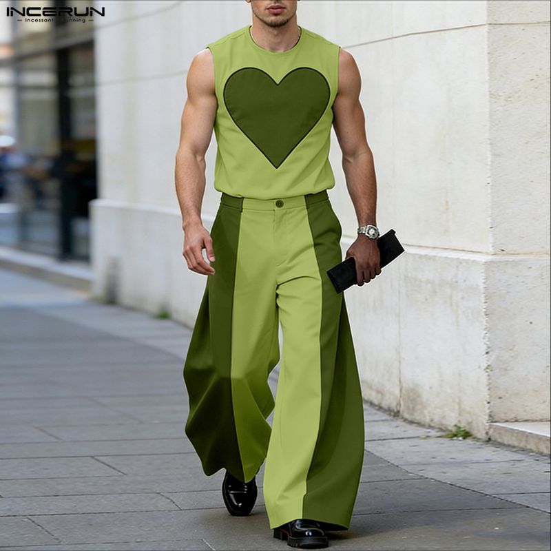 طقم رجالي من INCERUN بتصميم مر - مراجعة Mens Fashion Streetwear وسعره