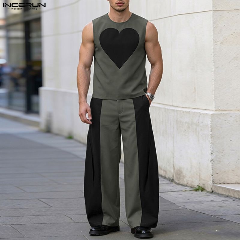 طقم رجالي من INCERUN بتصميم مر - مراجعة Mens Fashion Streetwear وسعره
