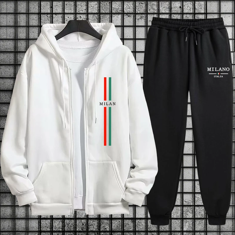 طقم رياضي رجالي عصري وعالي الج - مراجعة Milan Men'S Fashion وسعره