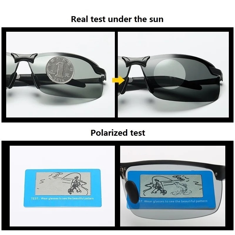 نظارات شمسية رجالية مستقطبة وم - مراجعة Men'S Fashion Glasses وسعره