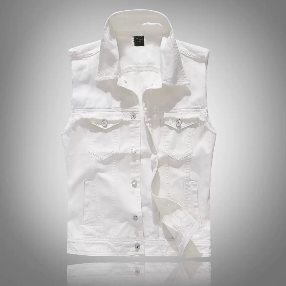سترات جينز رجالية عصرية جديدة  - مراجعة Men'S Fashion Vest With Jeans وسعره