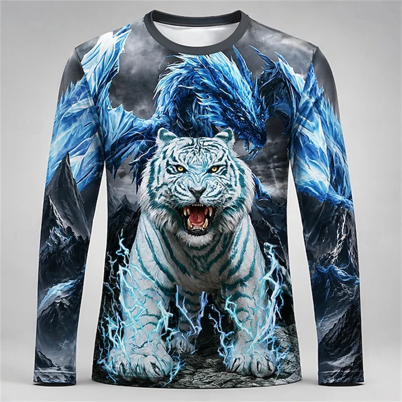 قميص رجالي بأكمام طويلة بطبعة  - مراجعة Mens Fashion Streetwear وسعره