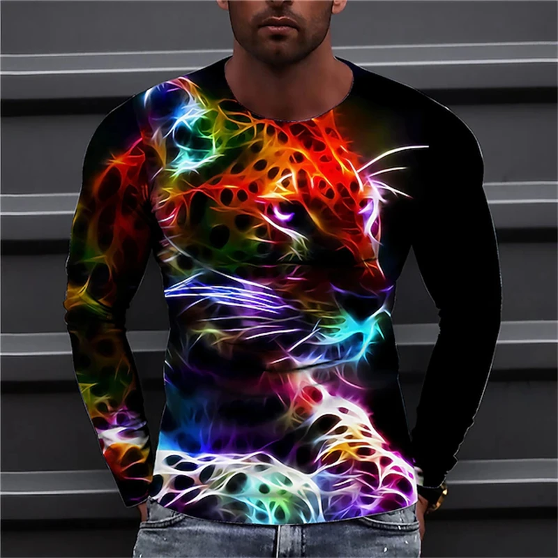 قميص رجالي بأكمام طويلة بطبعة  - مراجعة Mens Fashion Streetwear وسعره