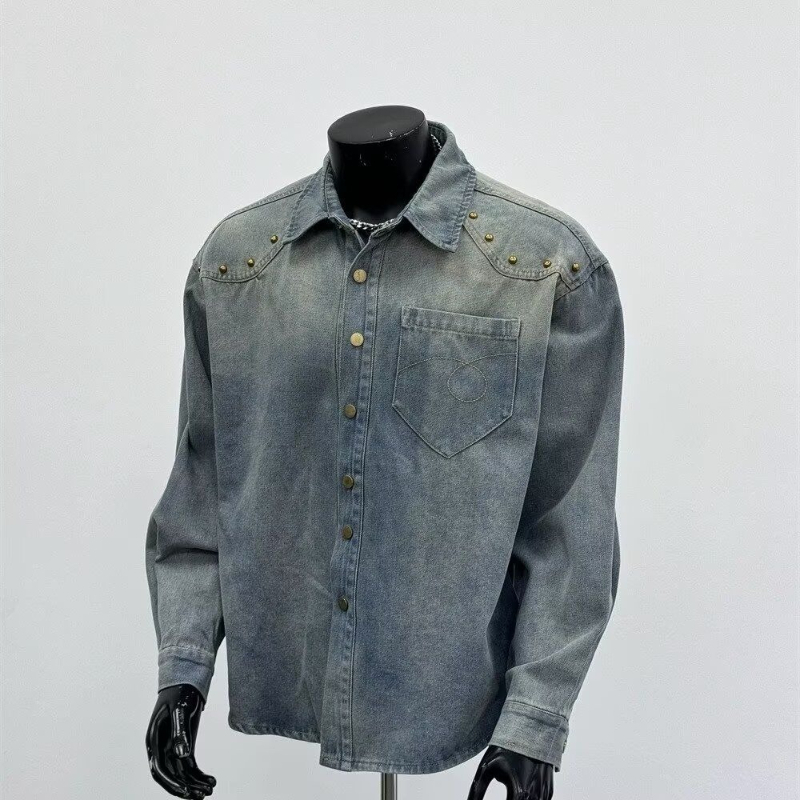 قميص دينيم رجالي جديد لربيع وخ - مراجعة Denim Jacket Vintage وسعره