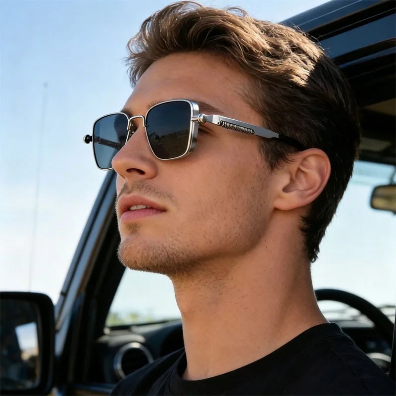 نظارات شمسية مستقطبة للرجال مض - مراجعة Men'S Fashion Glasses وسعره