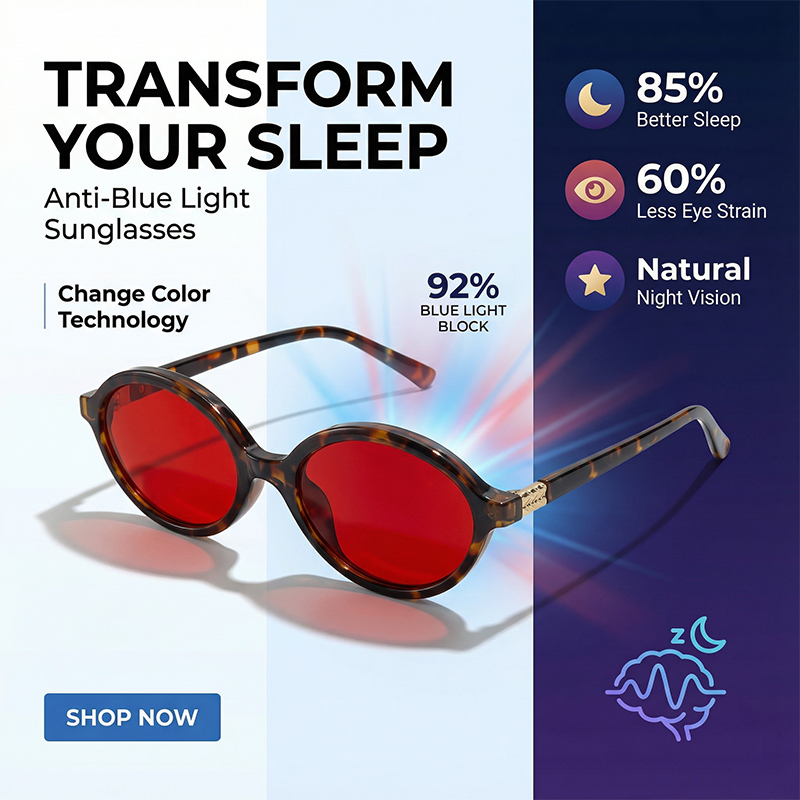 نظارات مضادة للضوء الأزرق للرج - مراجعة Men'S Fashion Glasses 2026 وسعره