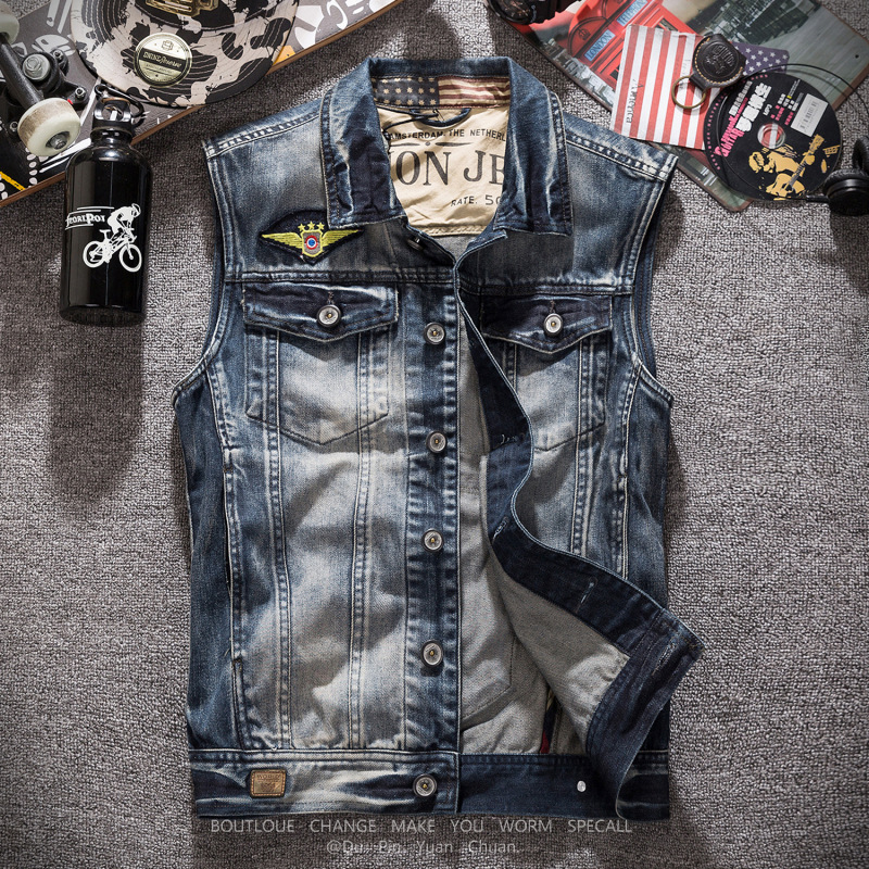 سترات رجالية جديدة من الدنيم ا - مراجعة Men'S Fashion Vest With Jeans وسعره